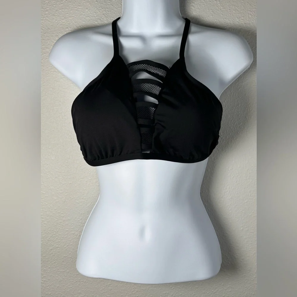 Cole Of California Women’s Black Swimsuit Top Size Medium